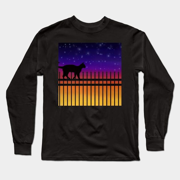 cat Long Sleeve T-Shirt by WitchyAesthetics